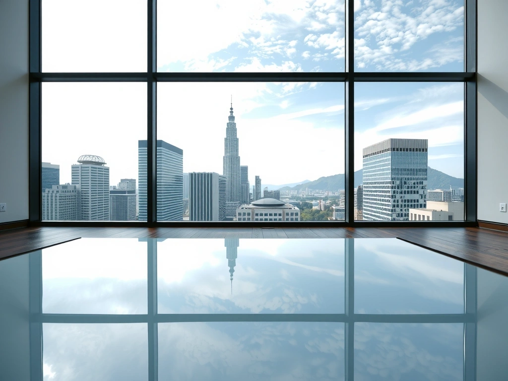 Financial district analytical view